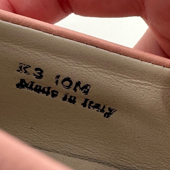 SaS womens heels size 10 pink Italian leather wedges orthopedic - Picture 12 of 13